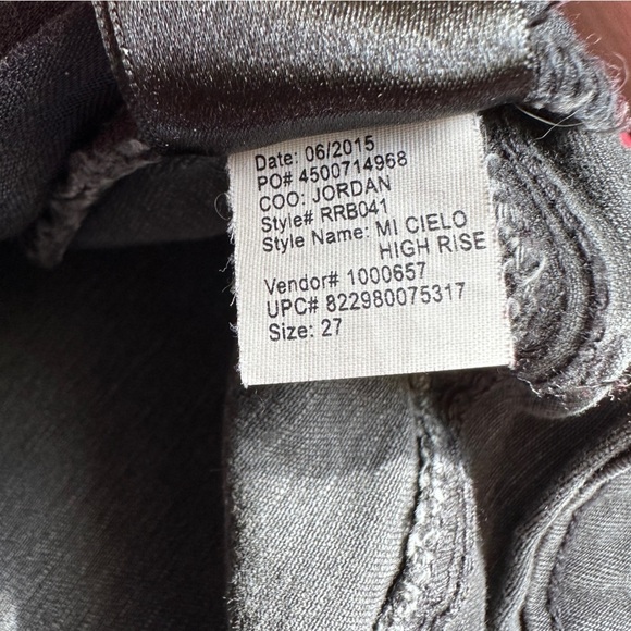 Robert Rodriguez grey mi cielo high rise distressed jeans - Picture 9 of 10